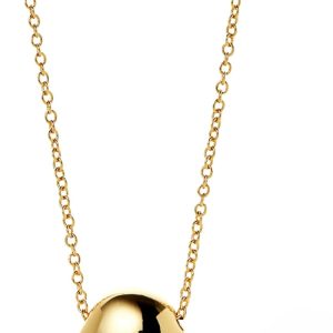 Ana Luisa Pebble Pendant Necklace for Women - 14K Gold Plated and Silver Rhodium Plated Trendy Small & Mini Teardrop Necklace with Lobster Clasp - Hypoallergenic, Water-Resistant, Tarnish-Free Jewelry