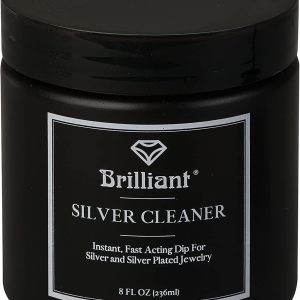 Brilliant Silver Dip Cleaner, Black 8 Oz