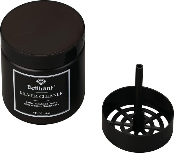 Brilliant Silver Dip Cleaner, Black 8 Oz - Image 2