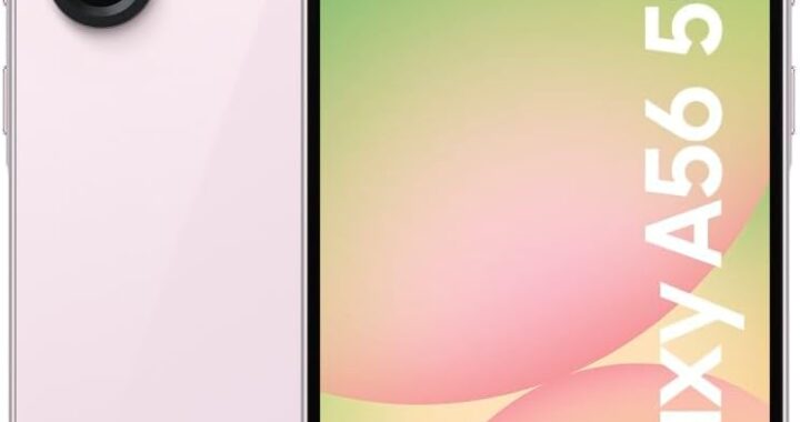 Samsung Galaxy A56 5G Smartphone, Awesome Intelligence, 8GB RAM, 256GB Memory Storage, 50MP Camera, Awesome Pink, 3 Year Samsung Extended Warranty (UK Version)
