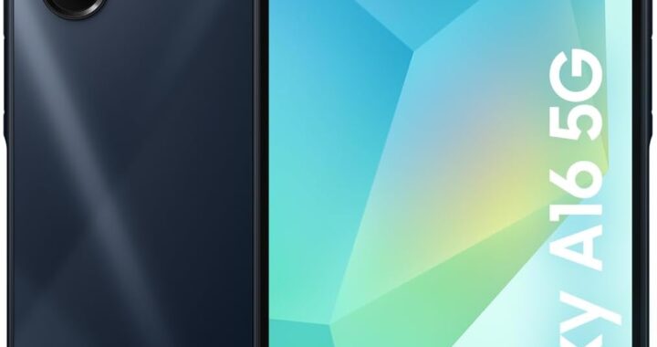 Samsung Galaxy A16 5G, Android Smartphone, 50MP Main Camera, 6.7″ display, 128GB, Blue Black, 3 Year Manufacturer Extended Warranty (UK Version)
