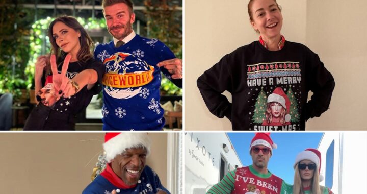 Stars In Tacky Holiday Sweaters!